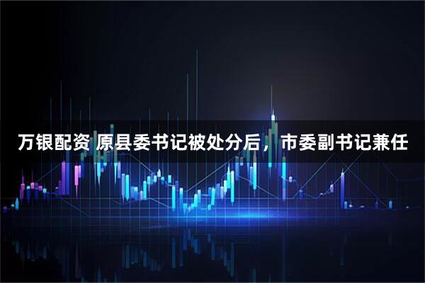 万银配资 原县委书记被处分后，市委副书记兼任